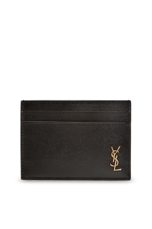 ★Saint Laurent★ Mini Monogram Card Holder Black Gold 60760 Black Card holder with logo Saint Laurent - Vitkac AS